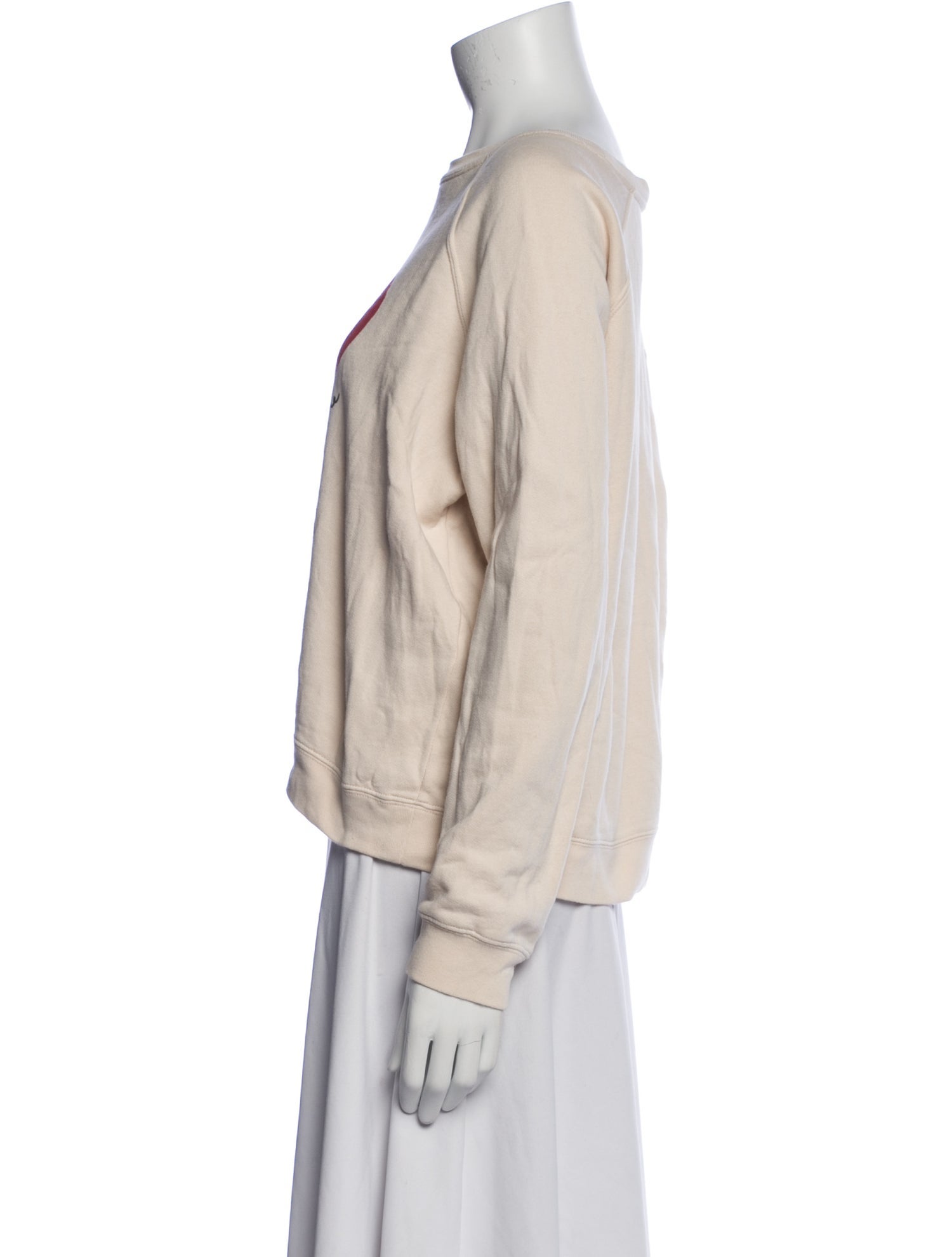 Sézane Graphic Print Crew Neck Sweatshirt